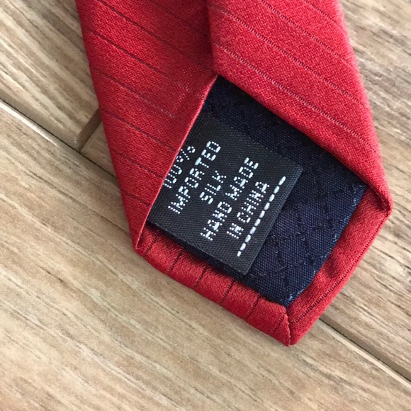 SOLD Jones New York Red Tie - Picture 4 of 4